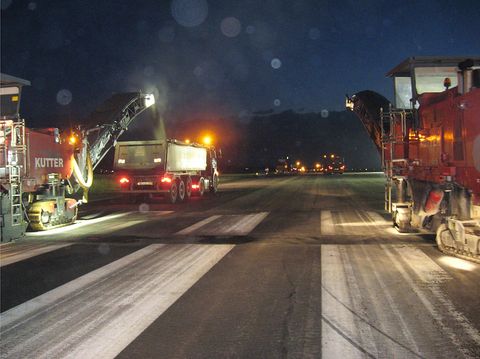 Sanierung Start-/ Landebahn Flughafen Saarbrücken